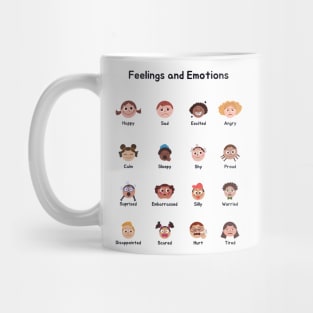 emotions and feelings set of stickers for every day Mug